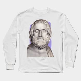 Greek Tragedian Euripides illustration Long Sleeve T-Shirt